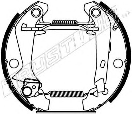 6025 TRUSTING Wheel Suspension Wheel Bearing Kit
