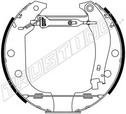 6043 TRUSTING Brake System Brake Drum