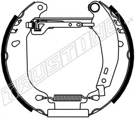 6054 TRUSTING Wheel Suspension Wheel Bearing Kit