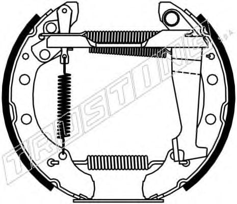 6083 TRUSTING Brake System Brake Shoe Set