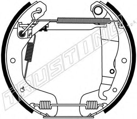 6118 TRUSTING Wheel Suspension Wheel Bearing Kit
