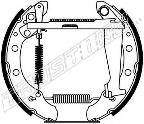 6132 TRUSTING Brake System Brake Shoe Set