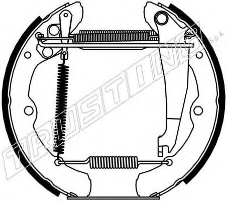 6138 TRUSTING Brake System Brake Pad Set, disc brake