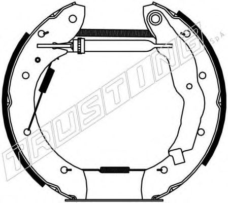 6179 TRUSTING Brake System Brake Set, drum brakes