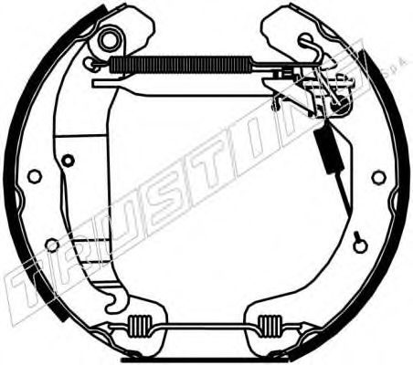 6247 TRUSTING Brake System Brake Set, drum brakes