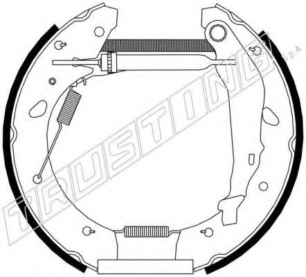 6251 TRUSTING Brake System Brake Shoe Set