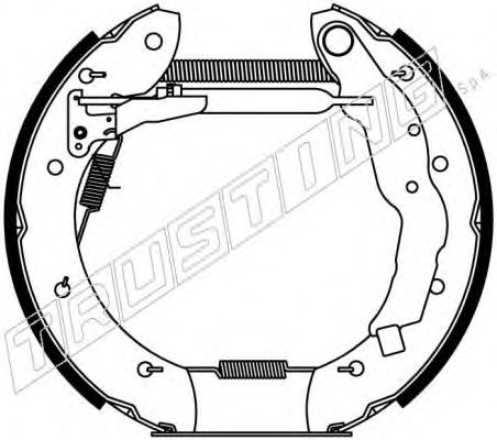 6257 TRUSTING Wheel Suspension Wheel Bearing Kit