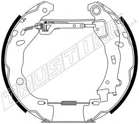 6259 TRUSTING Wheel Suspension Wheel Bearing Kit