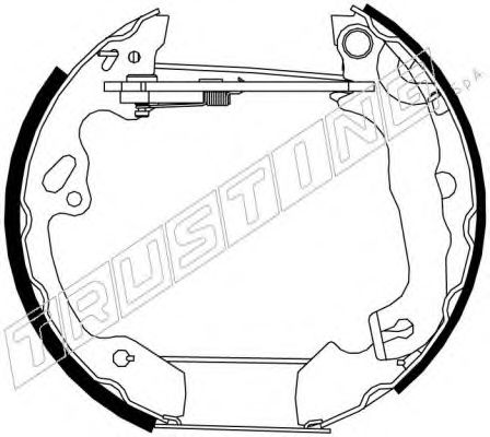 6296 TRUSTING Brake System Brake Pad Set, disc brake
