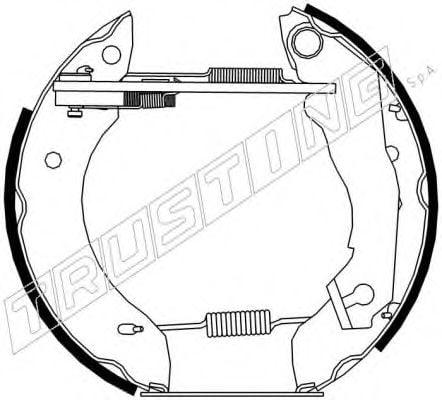 6302 TRUSTING Brake System Brake Set, disc brakes