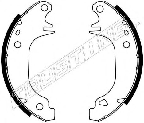 7013 TRUSTING Wheel Suspension Wheel Bearing Kit