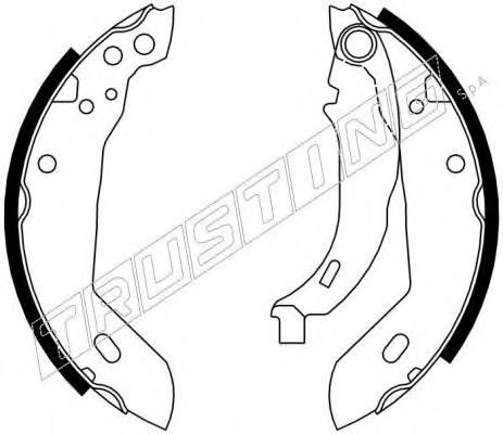 7059 TRUSTING Wheel Suspension Wheel Bearing Kit
