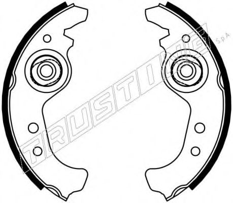 7065 TRUSTING Wheel Suspension Wheel Bearing Kit