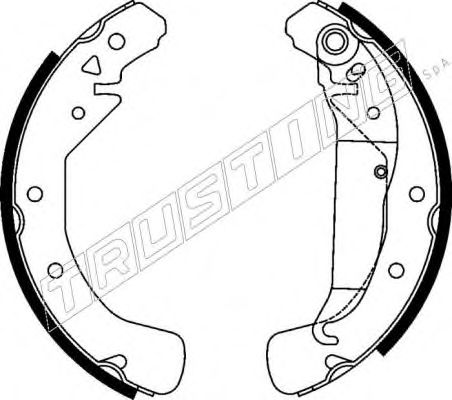 7248 TRUSTING Wheel Suspension Rod/Strut, stabiliser