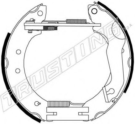 6103 TRUSTING Wheel Suspension Wheel Bearing Kit
