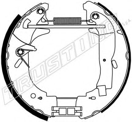 6337 TRUSTING Brake System Brake Pad Set, disc brake