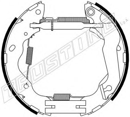 6346 TRUSTING Wheel Suspension Anti-Friction Bearing, suspension strut support mounting
