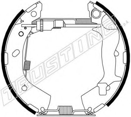 6352 TRUSTING Brake System Brake Shoe Set