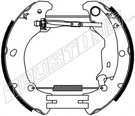 6375 TRUSTING Brake System Brake Pad Set, disc brake