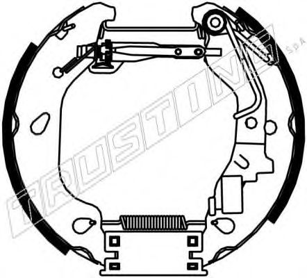 6383 TRUSTING Brake Pad Set, disc brake