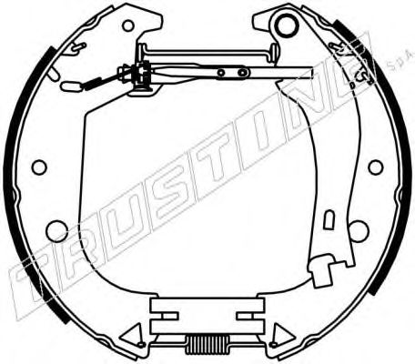 6385 TRUSTING Brake System Brake Pad Set, disc brake