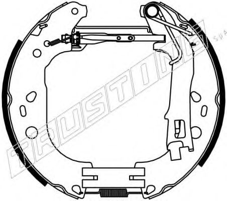 6390 TRUSTING Brake System Brake Pad Set, disc brake