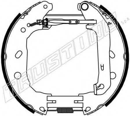 6395 TRUSTING Brake System Brake Pad Set, disc brake