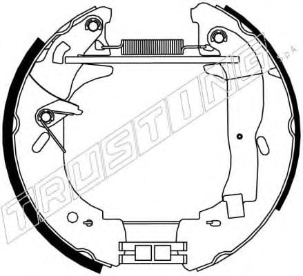 6419 TRUSTING Wheel Suspension Wheel Bearing Kit
