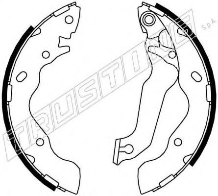 7421 TRUSTING Wheel Suspension Wheel Bearing Kit