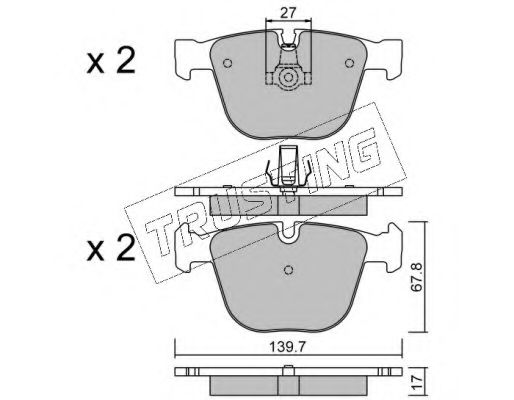 789.9 TRUSTING Wheel Suspension Wheel Bearing Kit