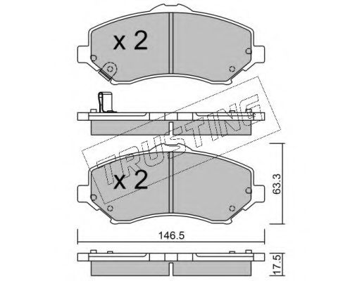 879.0 TRUSTING Cooling System Expansion Tank, coolant