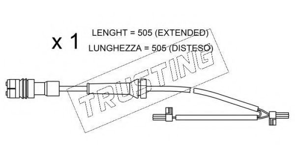 SU.265 TRUSTING Тормозная система Сигнализатор, износ тормозных колодок