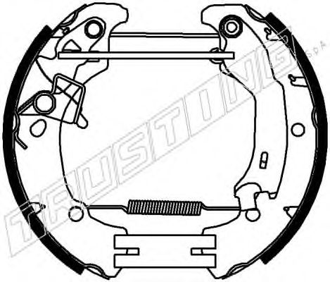 6433 TRUSTING Brake System Brake Pad Set, disc brake
