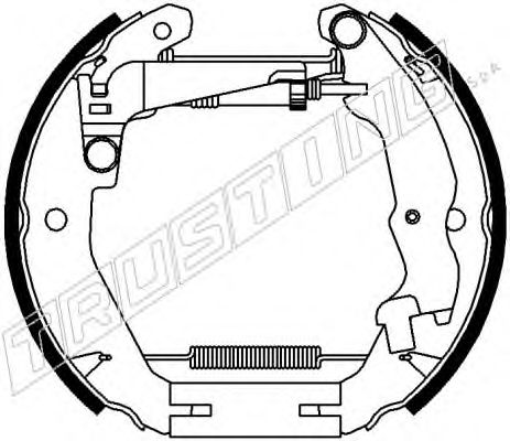6437 TRUSTING Wheel Suspension Anti-Friction Bearing, suspension strut support mounting