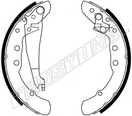 7424 TRUSTING Wheel Suspension Wheel Bearing Kit