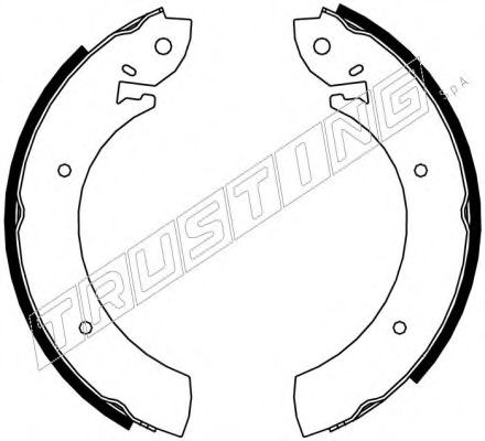 7446 TRUSTING Wheel Suspension Wheel Bearing Kit