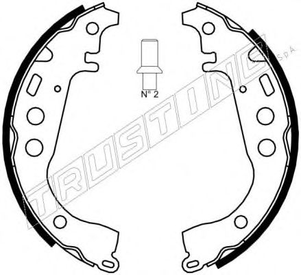 7451 TRUSTING Wheel Suspension Wheel Bearing Kit