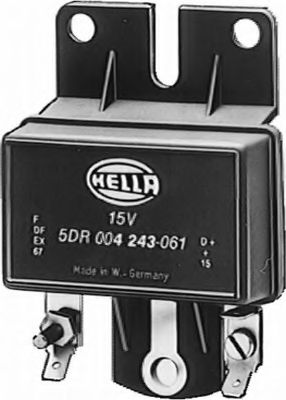 5DR 004 243-051 HELLA Alternator Regulator