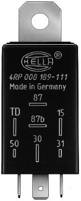 4RP 008 189-111 HELLA Реле, топливный насос
