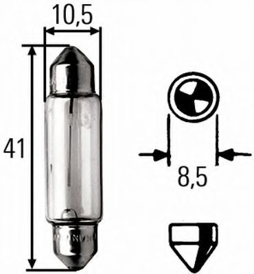 8GM 002 091-131 HELLA Bulb, indicator