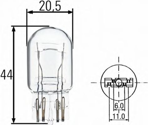 Bulb, position-/outline lamp