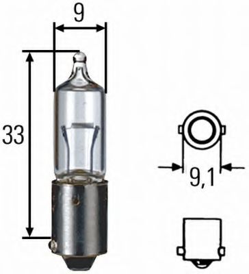8GH 002 473-191 HELLA Лампа накаливания, стояночные огни / габаритные фонари