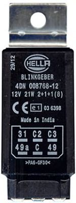 4DN 008 768-121 HELLA Flasher Unit