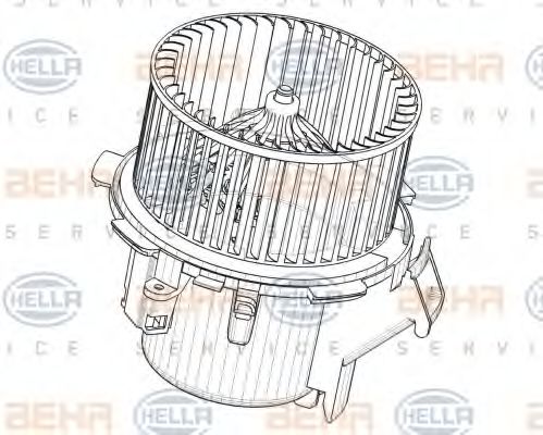 8EW 009 158-211 HELLA Heating / Ventilation Interior Blower