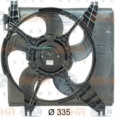 8EW 351 034-651 HELLA Cooling System Fan, radiator