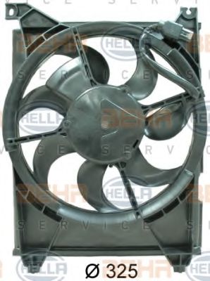 8EW 351 034-701 HELLA Fan, A/C condenser