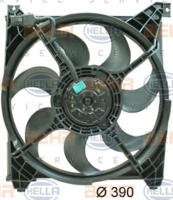 8EW 351 034-711 HELLA Cooling System Fan, radiator