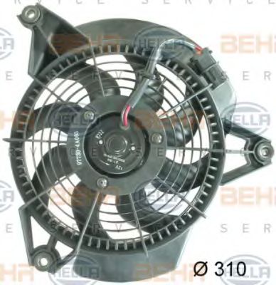 8EW 351 034-741 HELLA Air Conditioning Fan, A/C condenser