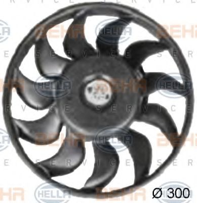 8EW 351 038-371 HELLA Cooling System Fan, radiator