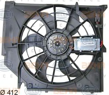 8EW 351 038-391 HELLA Cooling System Fan, radiator